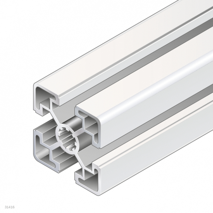 Aluminiumprofil 45x45L i gruppen Montageteknik / Aluminiumprofiler / Profilsystem modul 45mm hos Logicsystem AB (3842992425)