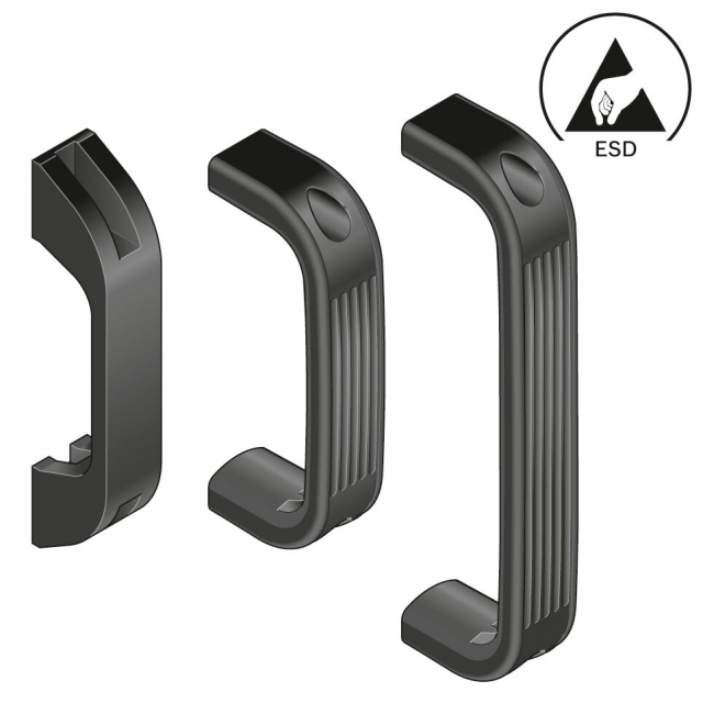 Handtag 26x133x50Svart ESD