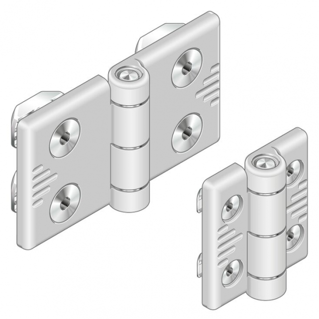 Gångjärn i aluminium
