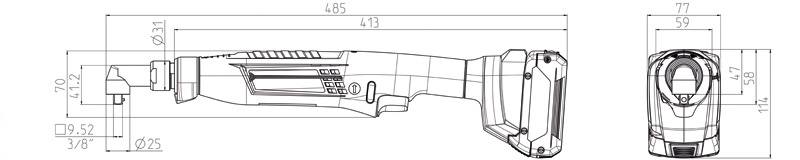 Exact Vinkel Skruvdragare 23-380 18V