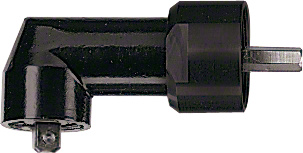 Vinkelhuvud 1/4 fyrkant