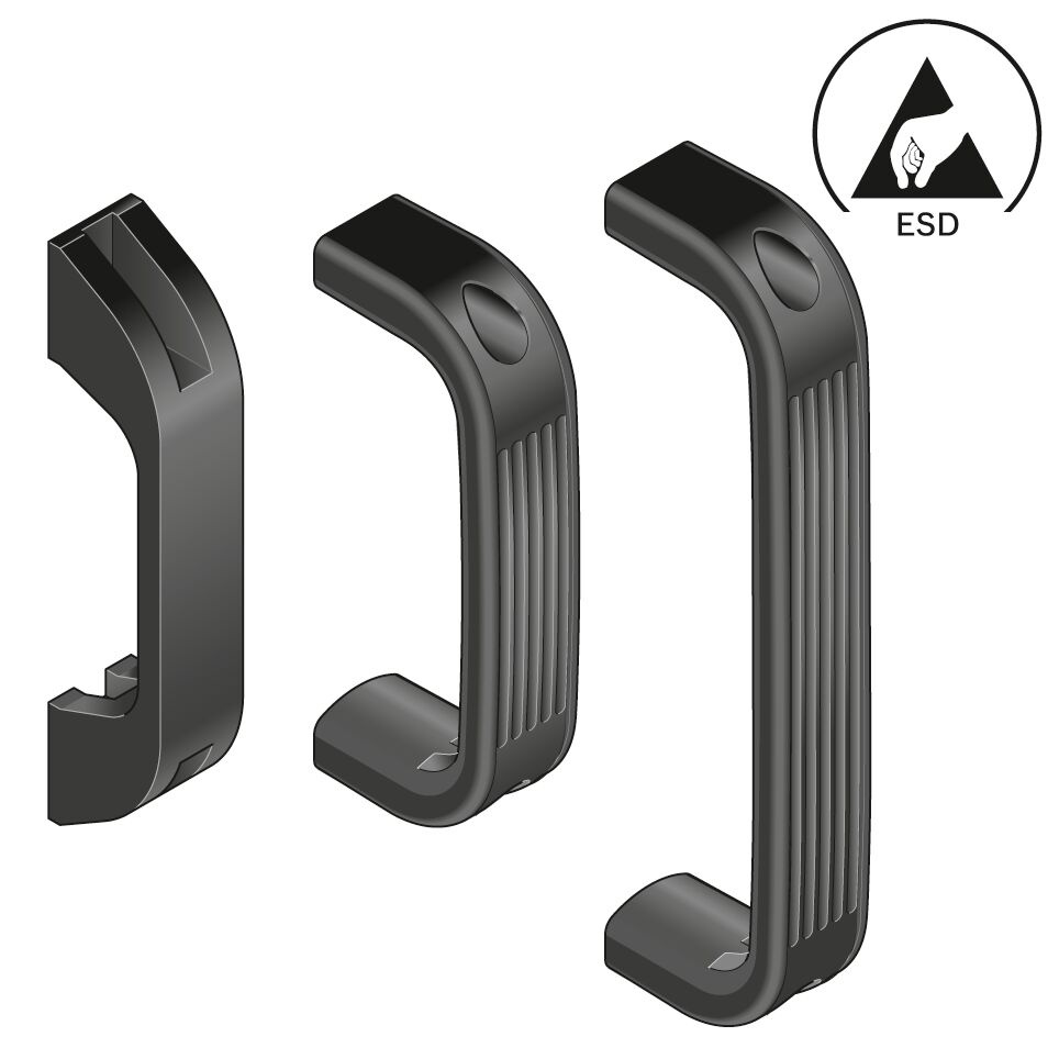 Handtag 19x112x25Svart