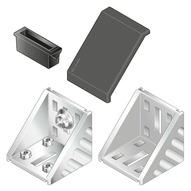 Täcklock vinkel 60x60